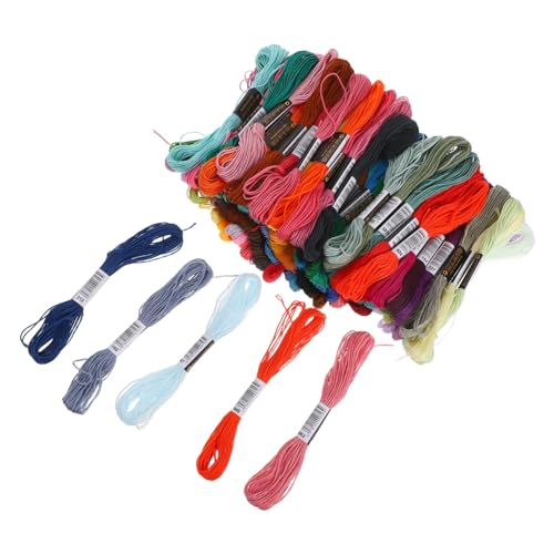 TEHAUX Farben Stickgarn Set für Kreuzstich Diy Handarbeiten Langlebiges Farbechtes Stickgarn mit Nähnadeln Vielseitig Verwendbar für Armbandherstellung und Bastelprojekte Portables TEHAUX Farben Stickgarn Set für Kreuzstich Diy Handarbeiten Langlebiges Farbechtes Stickgarn mit Nähnadeln Vielseitig Verwendbar für Armbandherstellung und Bastelprojekte Portables von TEHAUX