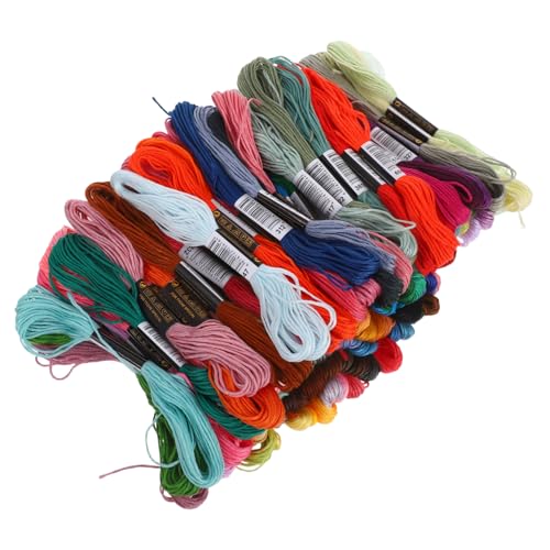 TEHAUX Farben Stickgarn Set für Kreuzstich und Handarbeiten Verschleißfestes Stickgarn für Diy Armbänder Vielseitig Einsetzbar Kompakt und Tragbar für Anfänger und Fortgeschrittene TEHAUX Farben Stickgarn Set für Kreuzstich und Handarbeiten Verschleißfestes Stickgarn für Diy Armbänder Vielseitig Einsetzbar Kompakt und Tragbar für Anfänger und Fortgeschrittene von TEHAUX