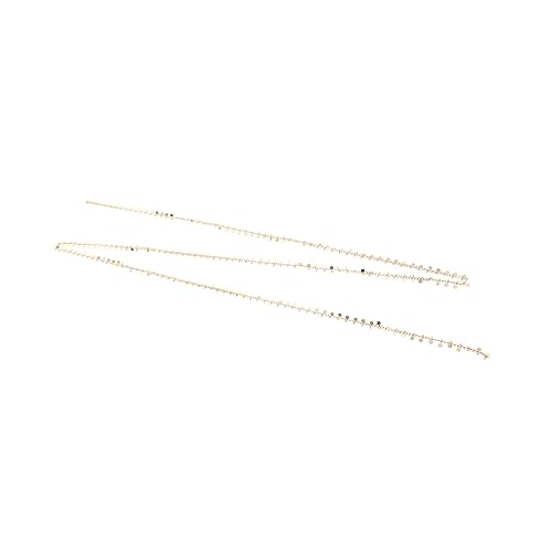 TEHAUX Fünf-punkte-sternkette Armbandkette Kettenverzierung Für Zubehör Dekorative Kette Schmuckketten Selber Machen Dekorationskette Mehrzweck-diy-ketten Legierung Golden von TEHAUX