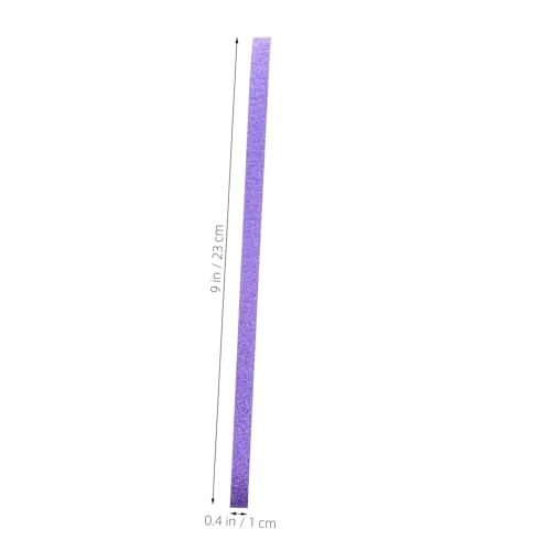 TEHAUX Glitzer Origami Papier Farbverlauf Blau Sternfaltstreifen Glänzend Bastelpapier für Scrapbooking DIY Handwerk Leuchtende Dekoration Basteln von TEHAUX