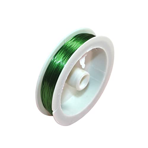 TEHAUX Grüner Blumendraht, 0,5 mm Durchmesser, 40 m Länge, ideal für Schmuckherstellung TEHAUX Grüner Blumendraht, 0,5 mm Durchmesser, 40 m Länge, ideal für Schmuckherstellung von TEHAUX