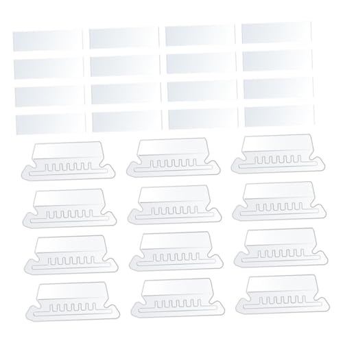 TEHAUX Hängeregister PVC Register mit Transparenten Etiketten Wiederverwendbare Ordnertrennstreifen für Aktenordner und Büroorganisation Langlebige Datei Registerclips für Einfache TEHAUX Hängeregister PVC Register mit Transparenten Etiketten Wiederverwendbare Ordnertrennstreifen für Aktenordner und Büroorganisation Langlebige Datei Registerclips für Einfache von TEHAUX
