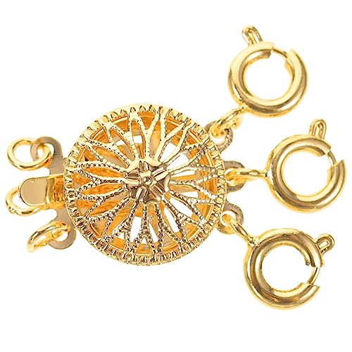 TEHAUX Halskette Mehrlagige Schnallenhalskette E Verschluss Goldkette Halskette Damen Verhindert Dass Sich Halsketten Verwickeln Charms Mehrere Halskettentrenner Ketten Anhänger TEHAUX Halskette Mehrlagige Schnallenhalskette E Verschluss Goldkette Halskette Damen Verhindert Dass Sich Halsketten Verwickeln Charms Mehrere Halskettentrenner Ketten Anhänger von TEHAUX