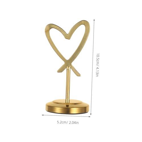 TEHAUX Herzförmiger Memo Clip Halter aus Edelstahl Tischkartenhalter Fotohalter für Hochzeiten Partys Büro Restaurant Eleganter Kartenständer Vielseitig Einsetzbar TEHAUX Herzförmiger Memo Clip Halter aus Edelstahl Tischkartenhalter Fotohalter für Hochzeiten Partys Büro Restaurant Eleganter Kartenständer Vielseitig Einsetzbar von TEHAUX