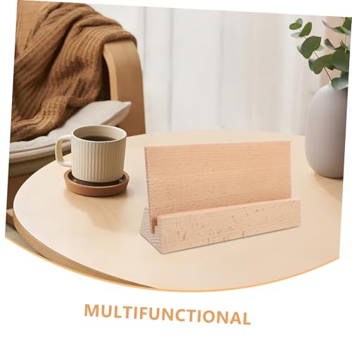 TEHAUX Holz Tischkartenhalter mit Elegantem Design Vielseitiger Memo Kalenderhalter für Büro und Zuhause Abnehmbarer Tragbarer Karten Notizhalter für Organisierten Schreibtisch Rustikale TEHAUX Holz Tischkartenhalter mit Elegantem Design Vielseitiger Memo Kalenderhalter für Büro und Zuhause Abnehmbarer Tragbarer Karten Notizhalter für Organisierten Schreibtisch Rustikale von TEHAUX