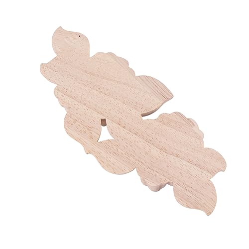 TEHAUX Holzhandwerk groß Party geschnitzt Hochzeit Wohnkultur drinnen Dekorationen Holzblumen Dekoration Holzdekoration für Weihnachten Chips zum Schnitzen von Rosen Heimdekoration Bambus von TEHAUX