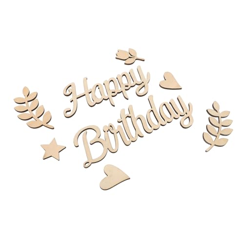 TEHAUX Holzschild Happy Birthday Dekoration aus Holz Langlebig und Vielseitiger Geburtstags Dekoartikel für Fotos und Feiern Geeignet für Partys Familienfeste und Besondere Anlässe TEHAUX Holzschild Happy Birthday Dekoration aus Holz Langlebig und Vielseitiger Geburtstags Dekoartikel für Fotos und Feiern Geeignet für Partys Familienfeste und Besondere Anlässe von TEHAUX