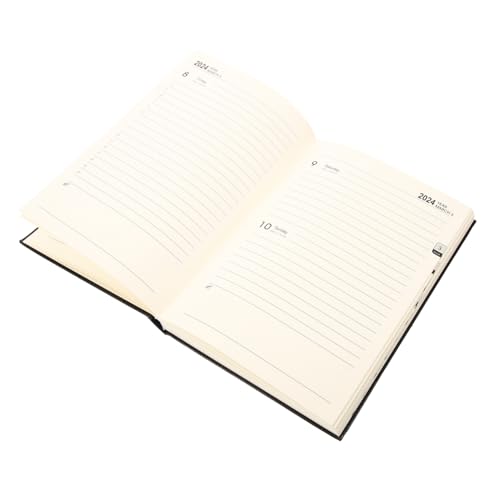 TEHAUX Jahresplaner Tageskalender Leicht Tragbar Vielseitiges Notizbuch für Wochenplan To do liste und Tagebuch Schwarz TEHAUX Jahresplaner Tageskalender Leicht Tragbar Vielseitiges Notizbuch für Wochenplan To do liste und Tagebuch Schwarz von TEHAUX