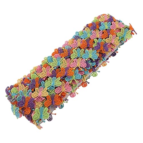 TEHAUX Kinderspitzenzubehör Spitzenband Hochzeit Bänder zum Basteln Spitze zum Nähen Dekoration Band zum Basteln Partyband Stoffband handwerk projekt besticktes Band Polyestergarn TEHAUX Kinderspitzenzubehör Spitzenband Hochzeit Bänder zum Basteln Spitze zum Nähen Dekoration Band zum Basteln Partyband Stoffband handwerk projekt besticktes Band Polyestergarn von TEHAUX