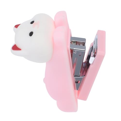 TEHAUX Kleiner Tragbarer Cartoon Heftklammergerät aus PVC Silikon mit Niedlichem Tierdesign Handlicher Heftgerät für Büro und Klassenzimmer Stabiles Multifunktionales Heftgerät für TEHAUX Kleiner Tragbarer Cartoon Heftklammergerät aus PVC Silikon mit Niedlichem Tierdesign Handlicher Heftgerät für Büro und Klassenzimmer Stabiles Multifunktionales Heftgerät für von TEHAUX