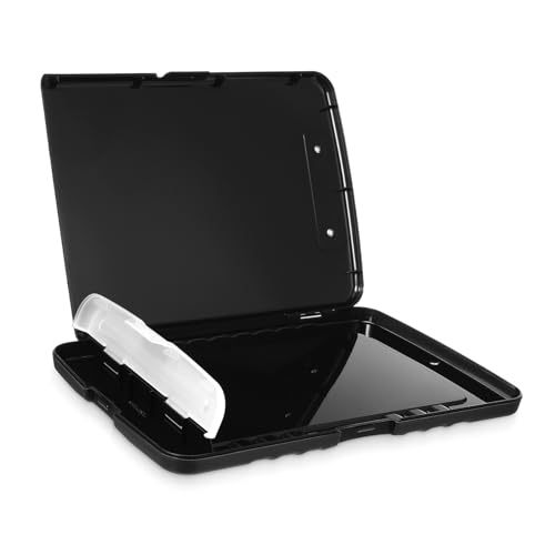 TEHAUX Klemmbrett mit Aufbewahrung PP Kunststoff Clipboard Binder mit Großem Stauraum für Dokumente Büro Organizer Stifthalter Robust und Vielseitig für Schule und Beruf TEHAUX Klemmbrett mit Aufbewahrung PP Kunststoff Clipboard Binder mit Großem Stauraum für Dokumente Büro Organizer Stifthalter Robust und Vielseitig für Schule und Beruf von TEHAUX