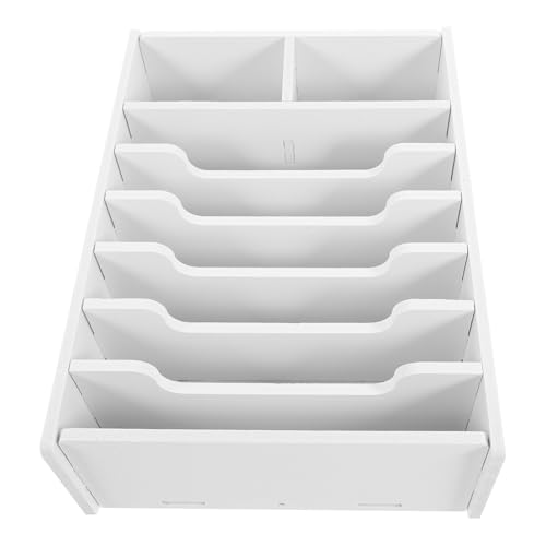 TEHAUX Kompakte Desktop Aufbewahrungsbox mit Fächern Geld Organizer für Scheine Münzen und Quittungen Multifunktionale Sortierbox für Bargeld und Dokumente Weiß Platzsparend und TEHAUX Kompakte Desktop Aufbewahrungsbox mit Fächern Geld Organizer für Scheine Münzen und Quittungen Multifunktionale Sortierbox für Bargeld und Dokumente Weiß Platzsparend und von TEHAUX