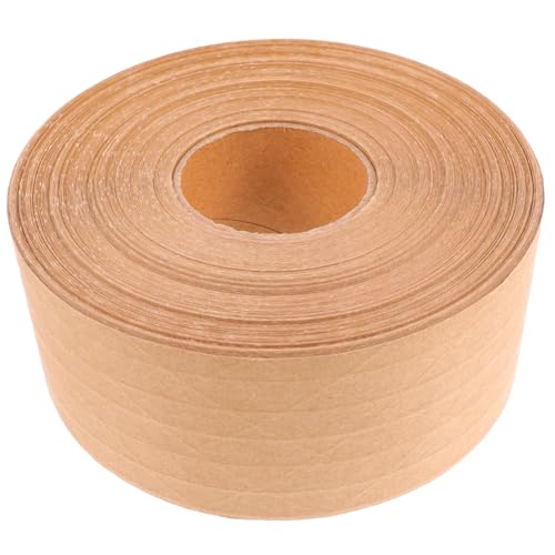 TEHAUX Kraftpapier Klebeband Hochklebend Verpackungsband mit Schreibfunktion Hitzebeständig Umweltfreundlich Vielseitig als Packband und Kartonverschluss für Büro und Versand Geeignet TEHAUX Kraftpapier Klebeband Hochklebend Verpackungsband mit Schreibfunktion Hitzebeständig Umweltfreundlich Vielseitig als Packband und Kartonverschluss für Büro und Versand Geeignet von TEHAUX