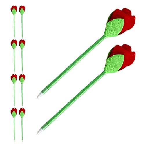 TEHAUX Kreative Blumen Kugelschreiber Valentinstag Muttertag Plüsch Rosenblumen Stifte Cartoon Schreibbedarf Für Und Studenten TEHAUX Kreative Blumen Kugelschreiber Valentinstag Muttertag Plüsch Rosenblumen Stifte Cartoon Schreibbedarf Für Und Studenten von TEHAUX