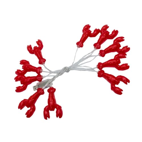 TEHAUX LED Krabben Lichterkette Flammig mit Fernbedienung USB Betrieben Wetterfest Dekorativ für Festival Party Weihnachten Innen und Außenbereich Stimmungsvolle Beleuchtung für Garten TEHAUX LED Krabben Lichterkette Flammig mit Fernbedienung USB Betrieben Wetterfest Dekorativ für Festival Party Weihnachten Innen und Außenbereich Stimmungsvolle Beleuchtung für Garten von TEHAUX