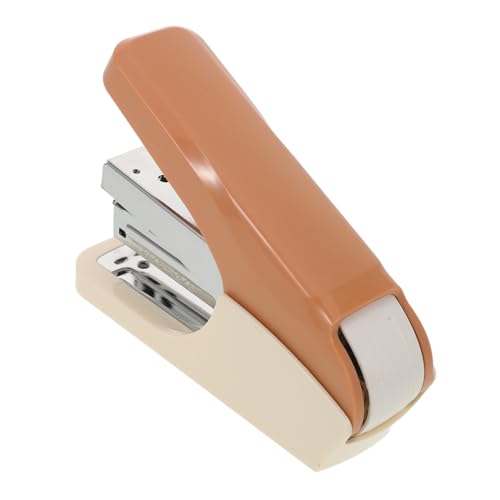 TEHAUX Leichter Desktop Binding Hefter Single Finger Funktion Effortless Binden Handlich Tragbar Für Büro Schule Buchprojekte von TEHAUX