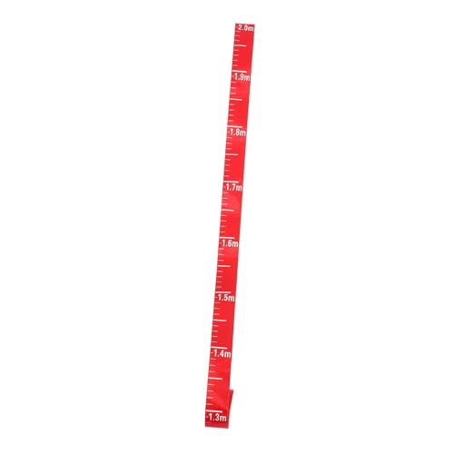 TEHAUX Linealaufkleber Der Wasserstand Aufkleber Für Den Wasserstand Im Teich Aufkleber Höhe Aluminium Rot TEHAUX Linealaufkleber Der Wasserstand Aufkleber Für Den Wasserstand Im Teich Aufkleber Höhe Aluminium Rot von TEHAUX