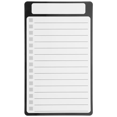 TEHAUX Magnetischer Kühlschrank Notizblock Abwischbare Einkaufsliste und Memo Pad mit Magnet Schreibgerät für Haushaltsorganisation und Planung Design für TEHAUX Magnetischer Kühlschrank Notizblock Abwischbare Einkaufsliste und Memo Pad mit Magnet Schreibgerät für Haushaltsorganisation und Planung Design für von TEHAUX