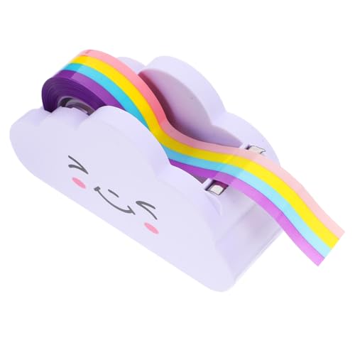 TEHAUX Niedlicher Wolken klebeband abroller mit Spitzem Schneidewerkzeug Praktisches DIY schreibtisch accessoire für Schüler Scrapbooking Journaling und Kreative Bastelarbeiten von TEHAUX