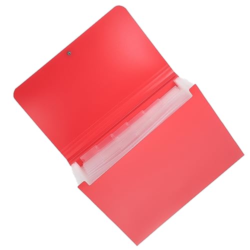 TEHAUX Ordner Informationsbeutel aufbewahrungssack storage pockets office zubehör dokumentenmappe rose sealiy Archiv falten Rechnung Office-Datei-Organizer Organisator aus Papier Plastik von TEHAUX