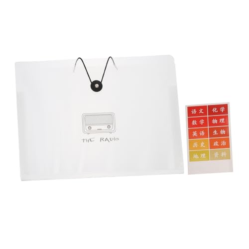 TEHAUX Ordner Organpaket tragbar Datei Unterlagen Lagerung dokumentieren aufbewahrungssack storage pockets klasek büro zubehör Dokumentenspeicher-Organizer Aktentasche fürs Büro pp Weiß TEHAUX Ordner Organpaket tragbar Datei Unterlagen Lagerung dokumentieren aufbewahrungssack storage pockets klasek büro zubehör Dokumentenspeicher-Organizer Aktentasche fürs Büro pp Weiß von TEHAUX