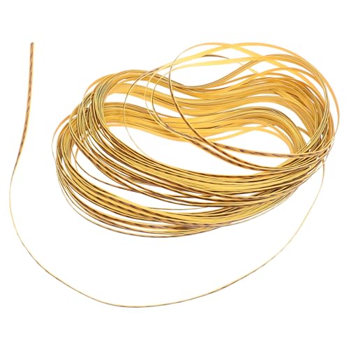 TEHAUX PE Kunststoff Flachrattan Band Synthetisches Flechtmaterial für Stuhl und Tischreparatur Handgewebtes Rattan Ersatzband für Gartenmöbel Korb und Sofa DIY Reparatur von TEHAUX