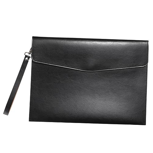 TEHAUX PU-Umschlag kreditkarten ordner the tote bag aktentaschen schuler Datei Fall für Frauen Unterlagen für Männer briefumschläge reise portemonnaie A4-Tasche Empfangsbehälter Black TEHAUX PU-Umschlag kreditkarten ordner the tote bag aktentaschen schuler Datei Fall für Frauen Unterlagen für Männer briefumschläge reise portemonnaie A4-Tasche Empfangsbehälter Black von TEHAUX