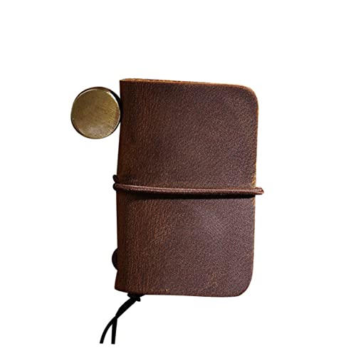 TEHAUX Praktisches Mini Notizbuch Aus Braunem Kunstleder Für Schule Und Büro Portable Schreibunterlage Für Studenten Und Büroangestellte TEHAUX Praktisches Mini Notizbuch Aus Braunem Kunstleder Für Schule Und Büro Portable Schreibunterlage Für Studenten Und Büroangestellte von TEHAUX
