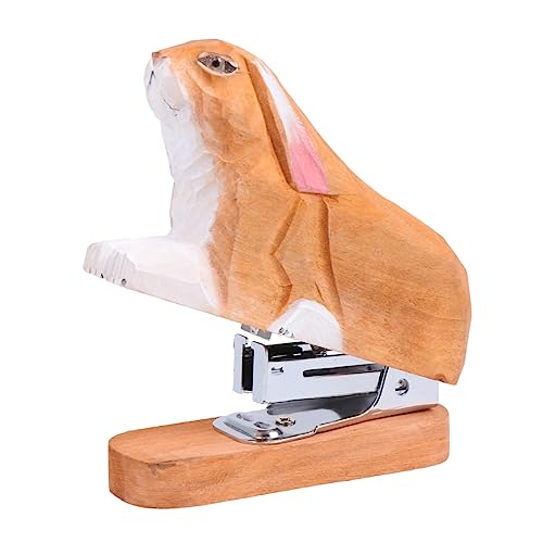 TEHAUX Rabbit Shape Holz Heftgerät Tragbarer Tacker Für Schule Und Büro Kreative Tierform Handgefertigte Heftmaschine Aus Holz Praktische Bürozubehör Für Schüler Und Studenten TEHAUX Rabbit Shape Holz Heftgerät Tragbarer Tacker Für Schule Und Büro Kreative Tierform Handgefertigte Heftmaschine Aus Holz Praktische Bürozubehör Für Schüler Und Studenten von TEHAUX