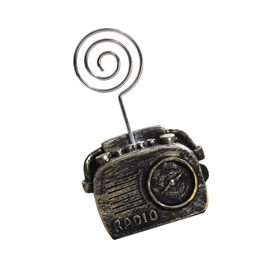 TEHAUX Retro Telefon Radio form Notizhalter aus Kreativer Memo Fotoclips Organizer für Tisch als Tischkartenhalter für Hochzeiten Partys Restaurants und Bürodekoration TEHAUX Retro Telefon Radio form Notizhalter aus Kreativer Memo Fotoclips Organizer für Tisch als Tischkartenhalter für Hochzeiten Partys Restaurants und Bürodekoration von TEHAUX