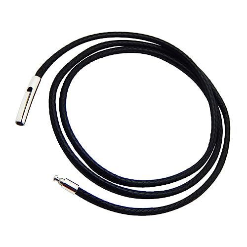 TEHAUX Schnur Schließungen Schild Schnur Zum Selbermachen Von Halsketten Armband Aus Kordel Zum Selbermachen Halsanhängerschnüre Schmuck Diy Schnur Geflochtenes Black von TEHAUX