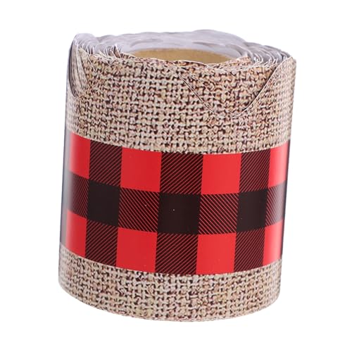 TEHAUX Schwarze und Rote Buffalo Check Papierbordüre Dekorative Bulletin Board Border mit Kariertem Muster Vielseitig für Schulklassen Büros Bibliotheken und Wanddekoration TEHAUX Schwarze und Rote Buffalo Check Papierbordüre Dekorative Bulletin Board Border mit Kariertem Muster Vielseitig für Schulklassen Büros Bibliotheken und Wanddekoration von TEHAUX