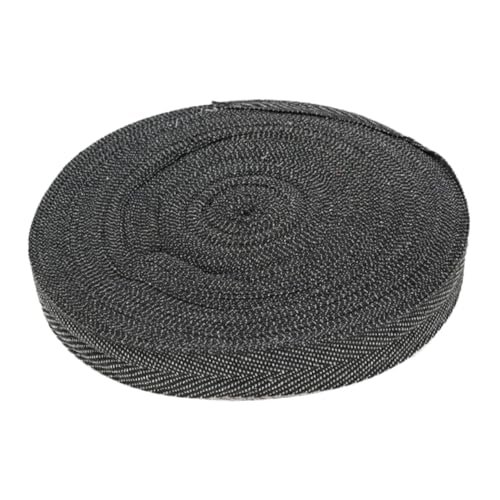 TEHAUX Schwere Baumwoll Teppichkantenband Robustes Serging Tape für Handgefertigte Teppichränder Fransenfreie Kantenbindung Vielseitig Zuschneidbar für DIY Teppichabschluss Schutz vor von TEHAUX