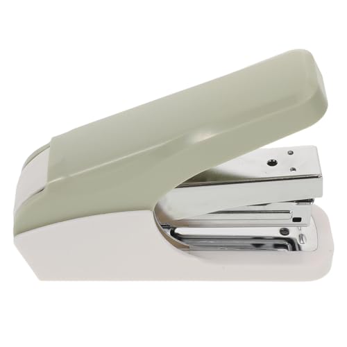 TEHAUX Schwerlast Handhefter Single Finger Bindemaschine Leichter Desktop Tacker aus Abs und Vielseitig für Büro Schule Buchbindung Tragbar Präzise und Langlebig von TEHAUX