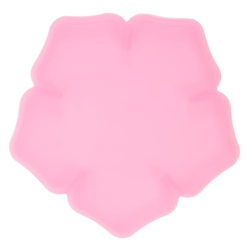 TEHAUX Silikon Untersetzer Form DIY Bastelzubehör für Projekte Flexible Gießform für Tassenuntersetzer Blumenmuster Einfach zu Reinigen für Ideen von TEHAUX