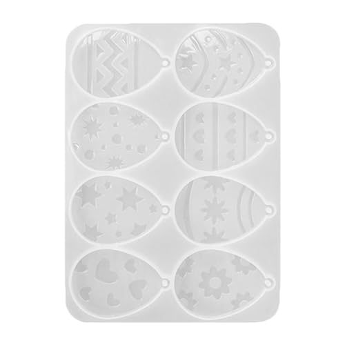 TEHAUX Silikonform Ostern Ei, Eier Anhänger Silikonformen mit Loch, Ostern Epoxidharz Silikon Gießform, Ostereier Frühling Silikonform Anhänger DIY Ei Schlüsselring Formen TEHAUX Silikonform Ostern Ei, Eier Anhänger Silikonformen mit Loch, Ostern Epoxidharz Silikon Gießform, Ostereier Frühling Silikonform Anhänger DIY Ei Schlüsselring Formen von TEHAUX