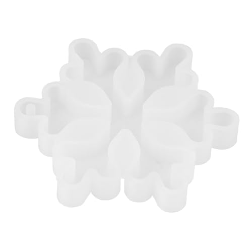 TEHAUX Silikonform Schneeflocke Groß für DIY Schmuckherstellung Wiederverwendbare Epoxidharz Form für Weiße Anhänger Kreative Bastelidee für Individuelle Weihnachtsanhänger TEHAUX Silikonform Schneeflocke Groß für DIY Schmuckherstellung Wiederverwendbare Epoxidharz Form für Weiße Anhänger Kreative Bastelidee für Individuelle Weihnachtsanhänger von TEHAUX