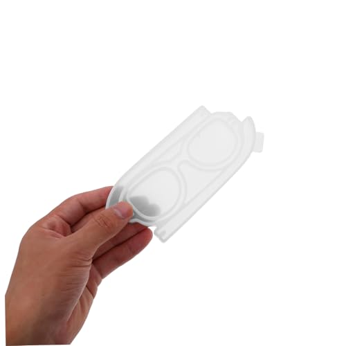TEHAUX Silikonform für DIY Basteln Brillen förmige Gießform für Epoxidharz Langlebige und Feine Struktur Kreative Tischdekoration für DIY Handwerk als Geschenk für Bastelfreunde von TEHAUX
