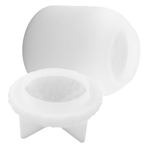 TEHAUX Silikonform für DIY Projekte Epoxidharz Bastelherstellungsform Aufbewahrungsglas und Bonbonglasform Vielseitig Einsetzbar für Schmuck und Dekoration von TEHAUX