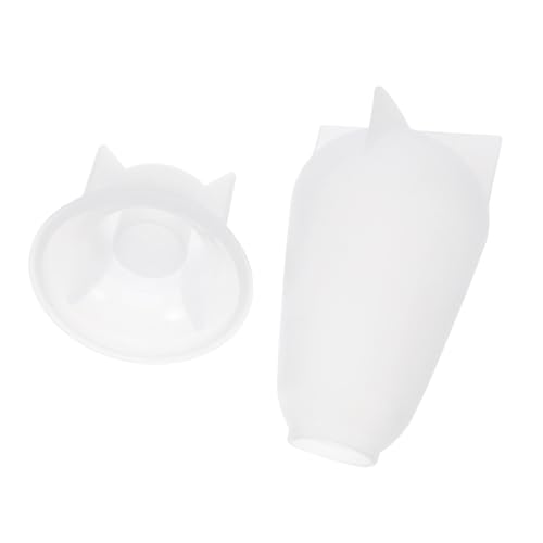 TEHAUX Silikonform für Epoxidharz-gießerei Flexible Lampenform mit Sockel Transparentes Finish Einfaches Entformen für Kerzen Ornamente und DIY Resin Kunstprojekte von TEHAUX