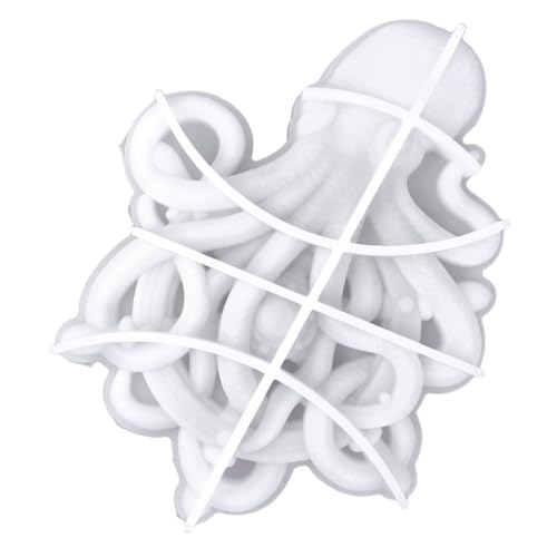 TEHAUX Silikonform zum Basteln, Oktopus-Formen, Epoxidharz-Formen, DIY, Oktopus-Dekoration, Wandkunst von TEHAUX