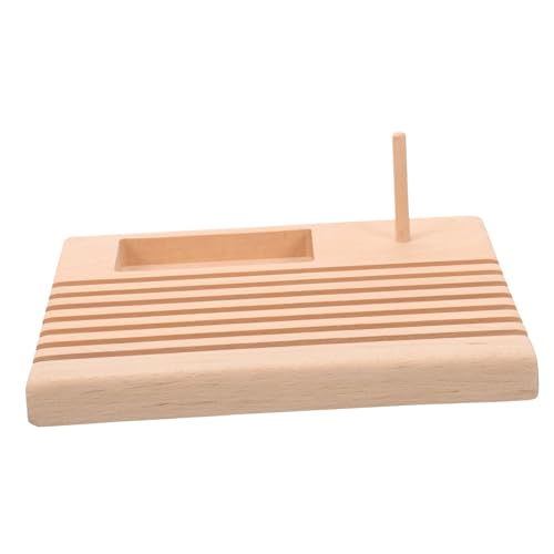 TEHAUX Spulenregal Lineal-Aufbewahrungshalter Nähen Quiltlinealhalter Nählinealständer Quilt-Lineal werkzeug Robuster Spulenhalter aus Holz Spulenständer aus Holz Beige TEHAUX Spulenregal Lineal-Aufbewahrungshalter Nähen Quiltlinealhalter Nählinealständer Quilt-Lineal werkzeug Robuster Spulenhalter aus Holz Spulenständer aus Holz Beige von TEHAUX