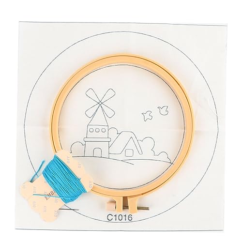 TEHAUX Stickformfaden Nähen Stanznadel-stickset Stoff Bausatz Sticktuch Stickerei-kits Punch-needle-stickerei Sticknadel Stickgarn Farbig Nadeln Chenille Stickerei Seide Anfänger TEHAUX Stickformfaden Nähen Stanznadel-stickset Stoff Bausatz Sticktuch Stickerei-kits Punch-needle-stickerei Sticknadel Stickgarn Farbig Nadeln Chenille Stickerei Seide Anfänger von TEHAUX
