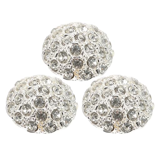 TEHAUX 3 Stück Runde Strass Knöpfe - 26 mm Kristall Blütenform, Strass-Knöpfe Runde, Brautstrauß Dekorativer Knopf Für Diy Näharbeiten Bastelarbeiten Kleidungszubehör TEHAUX 3 Stück Runde Strass Knöpfe - 26 mm Kristall Blütenform, Strass-Knöpfe Runde, Brautstrauß Dekorativer Knopf Für Diy Näharbeiten Bastelarbeiten Kleidungszubehör von TEHAUX
