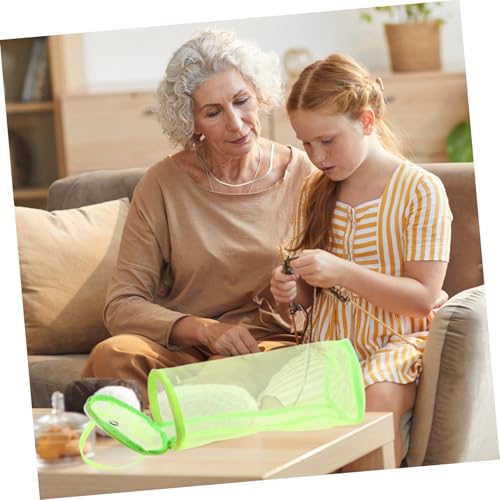 TEHAUX Strickgarn Aufbewahrungstasche Nylon Tragbar Kompakt Leicht DIY Häkelzubehör Organizer für Frauen Grün Groß TEHAUX Strickgarn Aufbewahrungstasche Nylon Tragbar Kompakt Leicht DIY Häkelzubehör Organizer für Frauen Grün Groß von TEHAUX