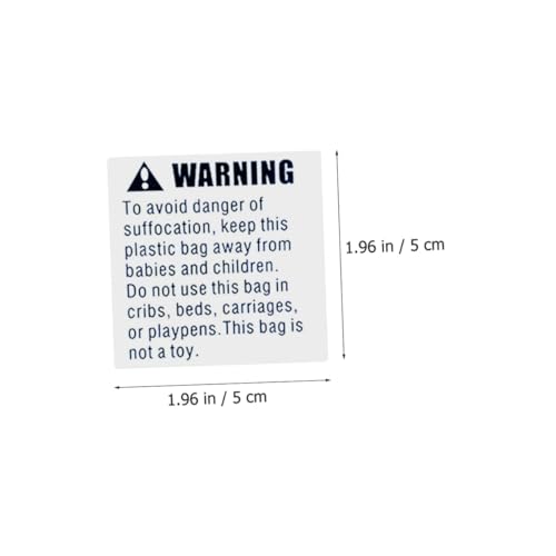 TEHAUX Suffocation Warning Sticker Selbstklebend Verpackungsetiketten Warnhinweis Klebbar für Versandkartons Schutz vor Erstickungsgefahr TEHAUX Suffocation Warning Sticker Selbstklebend Verpackungsetiketten Warnhinweis Klebbar für Versandkartons Schutz vor Erstickungsgefahr von TEHAUX