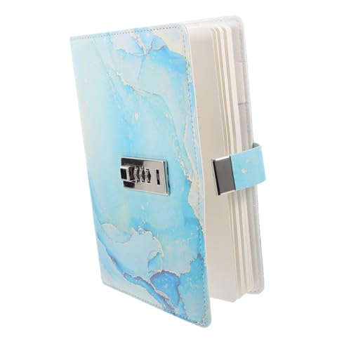 TEHAUX Tagebuch mit Schloss und Passwortsperre Kreatives Notizbuch aus PU für Mädchen Verschließbares Journal mit Innovativem Design Langlebig Stilvolles Schreibzubehör für Alltag und TEHAUX Tagebuch mit Schloss und Passwortsperre Kreatives Notizbuch aus PU für Mädchen Verschließbares Journal mit Innovativem Design Langlebig Stilvolles Schreibzubehör für Alltag und von TEHAUX