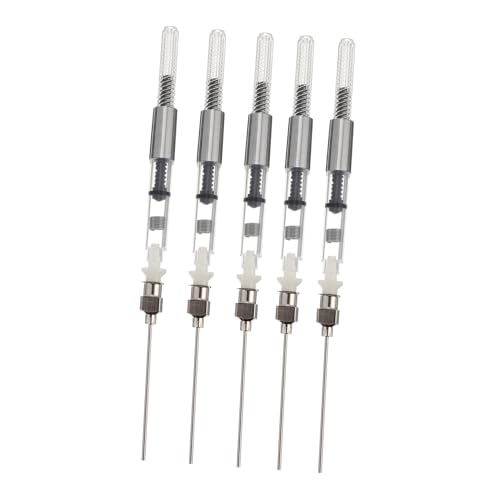 TEHAUX Teiliges Füllfederhalter Tintenfüllhilfe Ink Fill Assistant Silber Ergonomisch Leicht und Handlich Praktisch für Schule und Büro Einfache Installation für Schüler und Lehrer von TEHAUX
