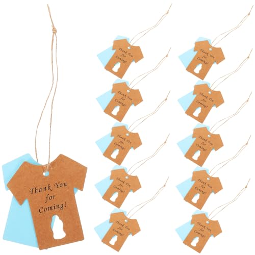 TEHAUX Teiliges Kraftpapier Geschenkanhänger mit Dankesmotiv Kleine Geschenketiketten mit Schnur Dekorative Anhänger für Geburtstag Taufe Partygeschenke und Geschenkverpackung TEHAUX Teiliges Kraftpapier Geschenkanhänger mit Dankesmotiv Kleine Geschenketiketten mit Schnur Dekorative Anhänger für Geburtstag Taufe Partygeschenke und Geschenkverpackung von TEHAUX