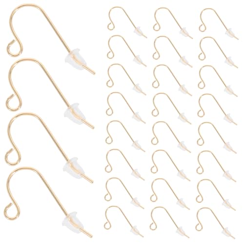 TEHAUX Teiliges Ohrring-herstellungsset V-förmige Ohrhaken mit Ohrstoppern Handgefertigte Schmuckzubehör für Damen Langlebige Metallmaterialien DIY Bastelset zum Ohrringe Selber Machen TEHAUX Teiliges Ohrring-herstellungsset V-förmige Ohrhaken mit Ohrstoppern Handgefertigte Schmuckzubehör für Damen Langlebige Metallmaterialien DIY Bastelset zum Ohrringe Selber Machen von TEHAUX